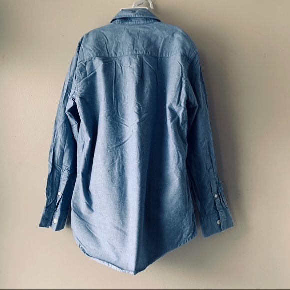 GAP KIDS blue Oxford shirt size L - Picture 6 of 10